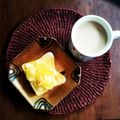 ふか谷's cooksnap of when they made 朝食に＊蜂蜜とチェダーチーズのトースト＊.