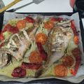 El cooksnap de Roberto cuando hizo Pargo al horno.