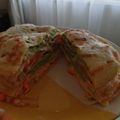 El cooksnap de Sandy Rivera L cuando hizo Torta de verduras (con masa similar al panqueque).