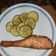 El cooksnap de Ari Rodriguez cuando hizo Salmón al horno con calabacín a la plancha.