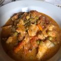 El cooksnap de Estefania Samudio cuando hizo Chupin de pescado de río al disco.