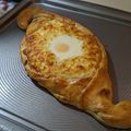 Fabio's cooksnap of when they made Traditional Khachapuri.