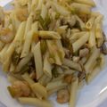 El cooksnap de Natalia Díaz Sánchez cuando hizo Espaguetis con gambas y verduras.