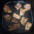 El cooksnap de mario bruno solis salas cuando hizo Chicharrones de cerdo en freidora de aire.