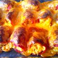 El cooksnap de Evita cuando hizo Pimientos del piquillo rellenos de pollo.