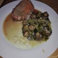 El cooksnap de Rigoberto Burgos cuando hizo Carne al horno con tocino y champiñones salteados | Método Grez•.