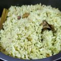 Cooksnap dari Linawati Agustin untuk resep Nasi Lemak Magic Com Hijau Pandan