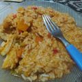 El cooksnap de Mariel Cruz cuando hizo Guiso de arroz con pollo 🐔.