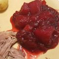 Leigh's cooksnap of when they made Pineapple Orange Cranberry Sauce.