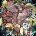 El cooksnap de Luis Santini cuando hizo Chuletas de paleta de cerdo en el wok.