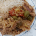 El cooksnap de Martha Nuñez cuando hizo Pechuga de pollo con vegetales.