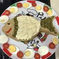 El cooksnap de Annuska Perera cuando hizo Finto Pescado (Falso pescado) —Pastel frío de bonito—.