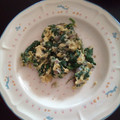 El cooksnap de Lidia Cano cuando hizo Espinacas con huevo para desayunar.