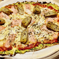 El cooksnap de Cocina con Barbara cuando hizo Pizza de atún con base de calabacín.
