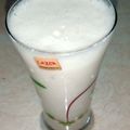 Daksha chawla's cooksnap of when they made Banana shake.