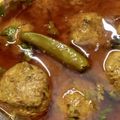 Sadaf Nouman's cooksnap of when they made Red spicy chicken koftay.