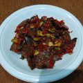 Cooksnap dari DamariaSasanti BudiHariono untuk resep Dendeng Paru Balado