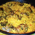 El cooksnap de Irene-Guirao cuando hizo Paella campera.