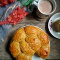 Cooksnap dari Arvina Harahap untuk resep Roti Sobek Pandan Coklat No Ulen