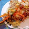 El cooksnap de Salo Ballesta cuando hizo Arroz con queso y verduras salteadas.