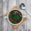 Cooksnap dari Mama Upay untuk resep Cah Bayam Bumbu Kencur