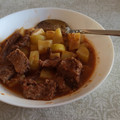 El cooksnap de Erika Blau cuando hizo Fricandó. (Ternera en salsa).