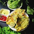 Sweetu Gudhka's cooksnap of when they made ક્રીસ્પી પાલકના ભજીયા.