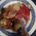 El cooksnap de Liz Owen cuando hizo Pollo asado en cazuela.