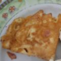 El cooksnap de Andrea Galaz Parra cuando hizo Omelette de huevo con jamón.
