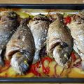 El cooksnap de Olvis Toledo cuando hizo Dorada al horno con verduras.