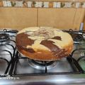 El cooksnap de Vanessa Reyna Guzmán cuando hizo Bizcocho de queso marmolado de cacao.