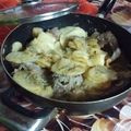 El cooksnap de Ana Corvalan cuando hizo Hígado con cebolla y papas.