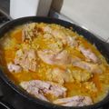 El cooksnap de Sandra Antonella Szynklarz cuando hizo Arroz amarillo con patas de pollo.