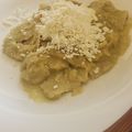 El cooksnap de Alejandra Uribe cuando hizo Chilaquiles verdes con crema y queso.
