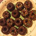 El cooksnap de Monica Bahamonde cuando hizo Donuts de arándanos en máquina.📣😃👩🏼‍🍳.