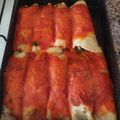 El cooksnap de Silvia Velardi cuando hizo Canelones de verdura y carne.