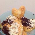 Cooksnap dari Dinda As untuk resep Donat Messes Coklat paling simple dan praktis