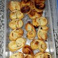 El cooksnap de Maia cuando hizo Palmeritas con masa para tarta.