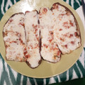 El cooksnap de Pola cuando hizo Berenjenas con jamón serrano, tomate y queso.