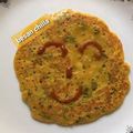 Rita Mehta ( Executive chef ) का कुकस्नैप जब उन्होंने चिल्ला (cheela recipe in Hindi) बनाया था।