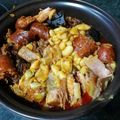 El cooksnap de Mari Trini Hernandez Peñalva cuando hizo Fabada asturiana.
