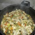 El cooksnap de Mary Zel cuando hizo Pollo a la jardinera (con verduras).