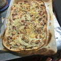 El cooksnap de anna cuando hizo Tarta flambeada alsaciana con Thermomix.
