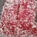 Cooksnap Ainismaira semasa beliau membuat Sagu Kelapa/Kuih Beronok.