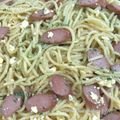 Cooksnap Dapur Yusfarisyia semasa beliau membuat Spagethi Cabonara.