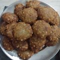 Jayakrite Kande's cooksnap of when they made Sabudana Vada#Dussehra.