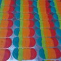 Cooksnap dari leeta collection untuk resep Lidah Kucing Rainbow...Renyah,Kres-Kres...🌈
