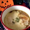 り☆ほ's cooksnap of when they made 調理師考案！お餅でオニオングラタンスープ.