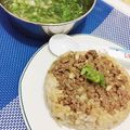 Cooksnap dari Meli untuk resep Nasi tim jamur daging cincang