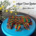 Cooksnap dari Syahara Kitchen untuk resep Anyam rainbow rollcake